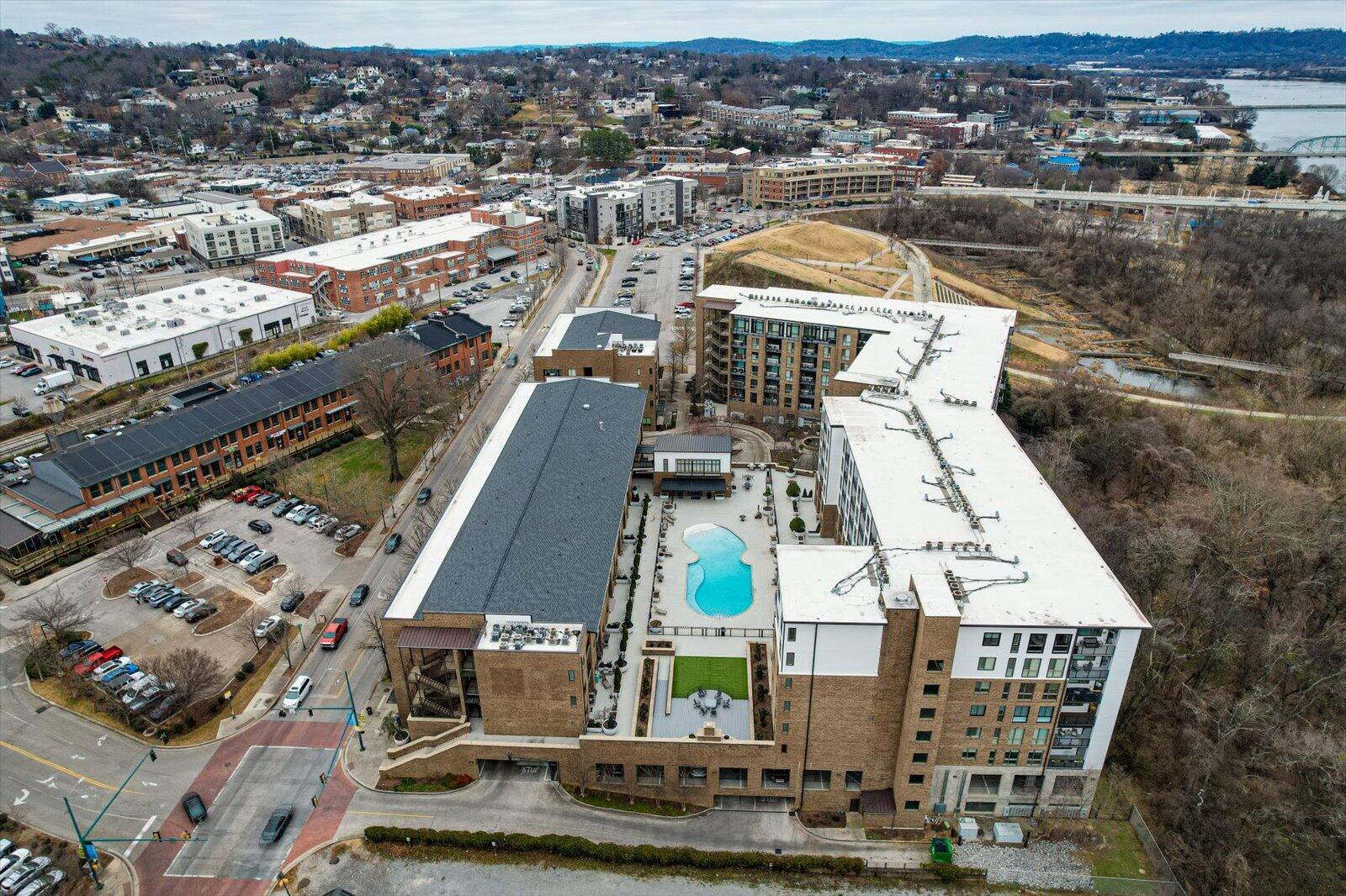 200 Manufacturers Road, Unit 506 Chattanooga, TN 37405 - Photo 49 of 55 Aerial view