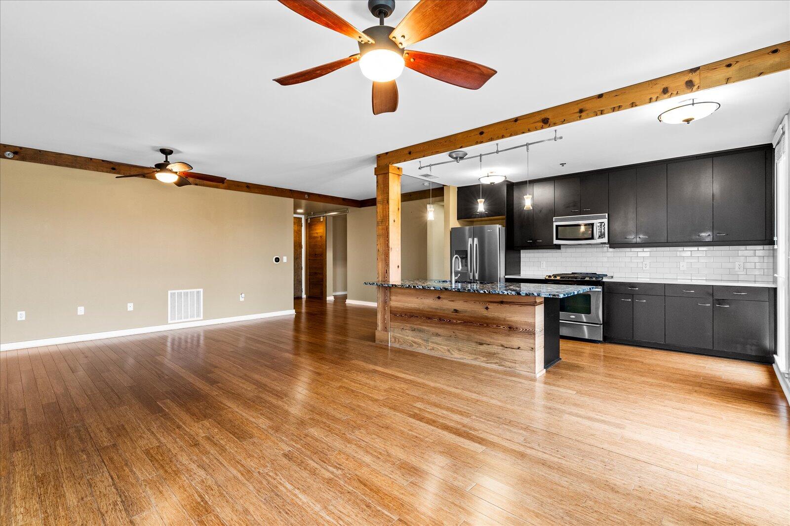 Beautiful bamboo flooring