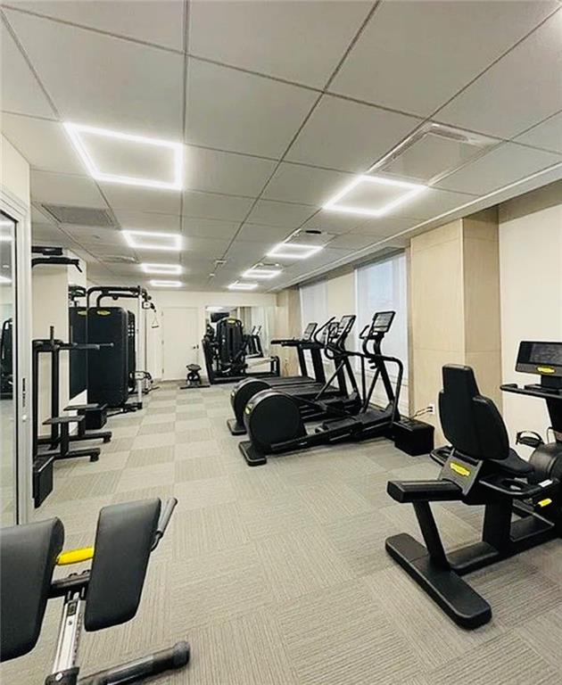 501 Surf Avenue, Unit 23M Brooklyn, NY 11224 - Photo 24 of 24 a view of a room with gym equipment