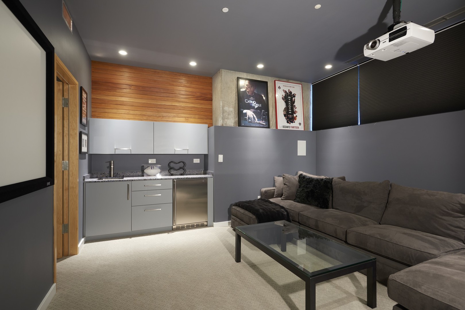Undisclosed Address Chicago, IL 60622 - Photo 24 of 33 a living room with stainless steel appliances kitchen island granite countertop furniture and a refrigerator