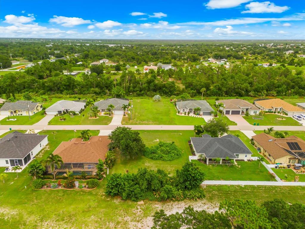2381 Mauritania Road Punta Gorda, FL 33983 - Photo 8 of 12 an aerial view of residential houses with outdoor space and swimming pool