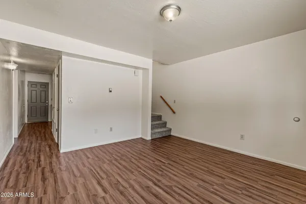 wooden floor in an empty room