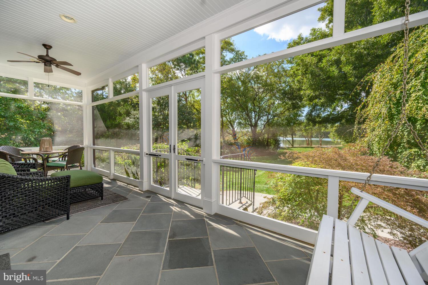 7508 Cooper Point Road Bozman, MD 21612 - Photo 100 of 116 Guest house screen porch with views of Caulk Cove