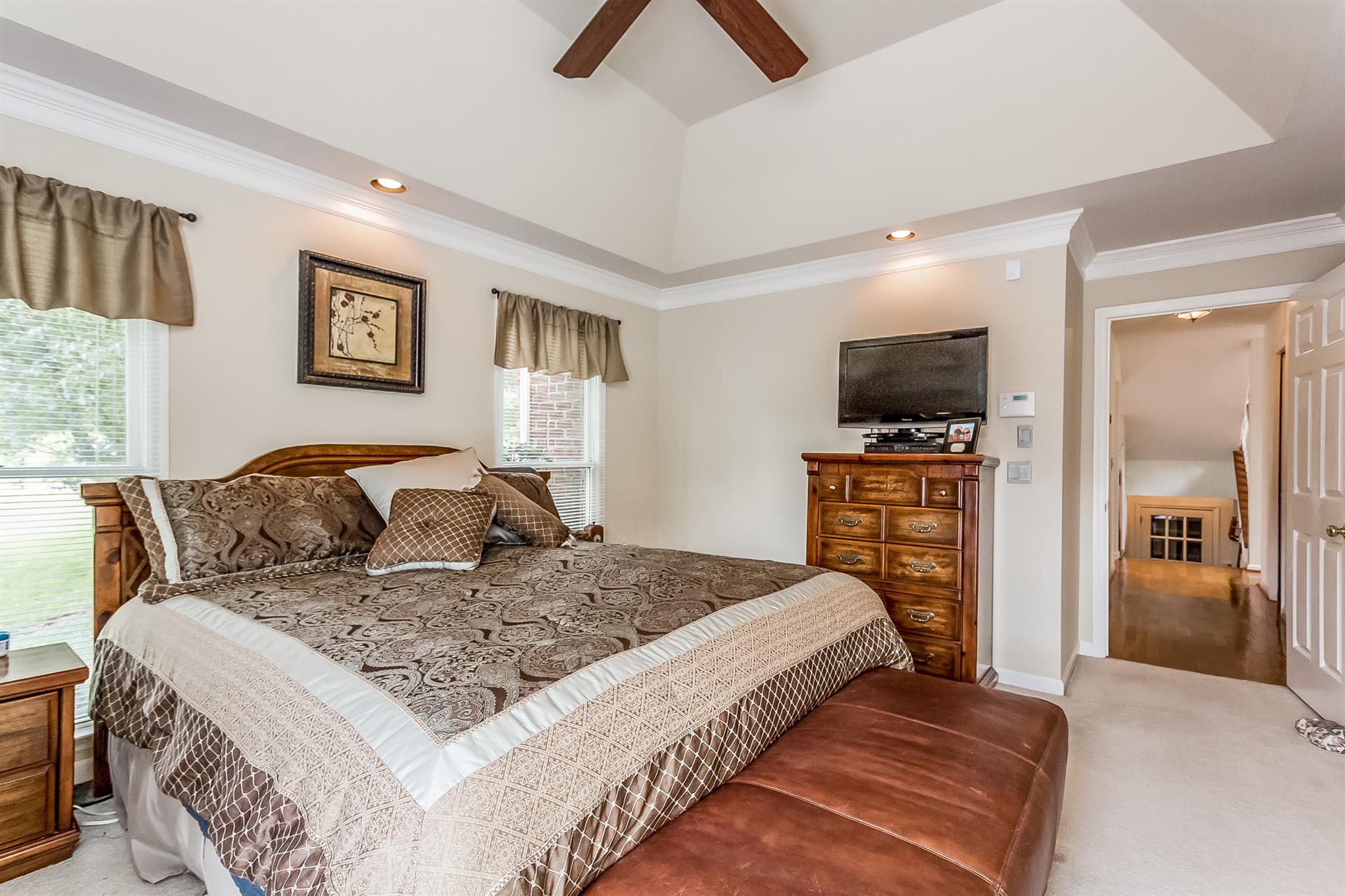 5253 Rustic Way Old Hickory, TN 37138 - Photo 13 of 27 a living room with furniture and a flat screen tv