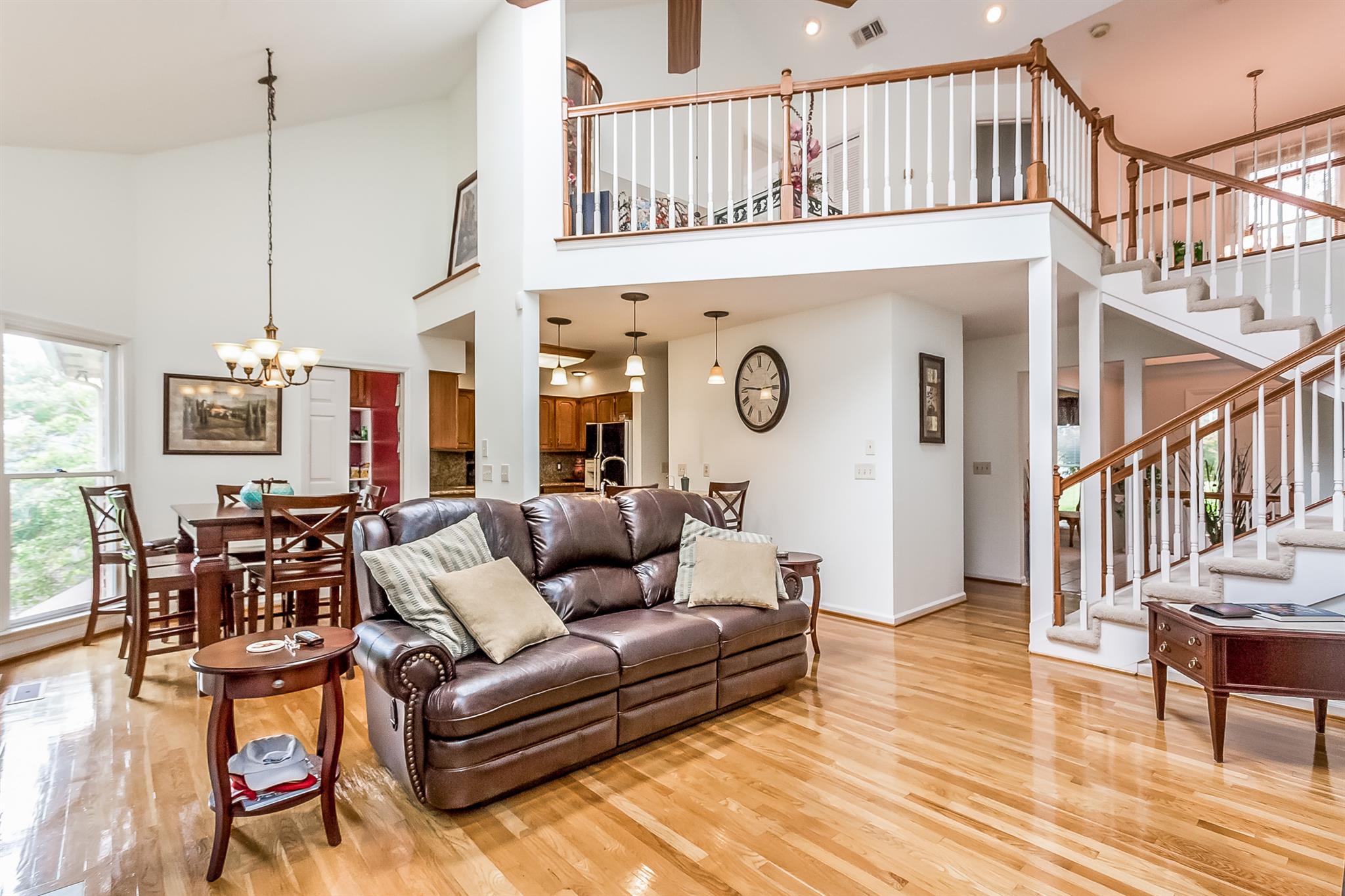 5253 Rustic Way Old Hickory, TN 37138 - Photo 7 of 27 a living room with furniture wooden floor and a dining table
