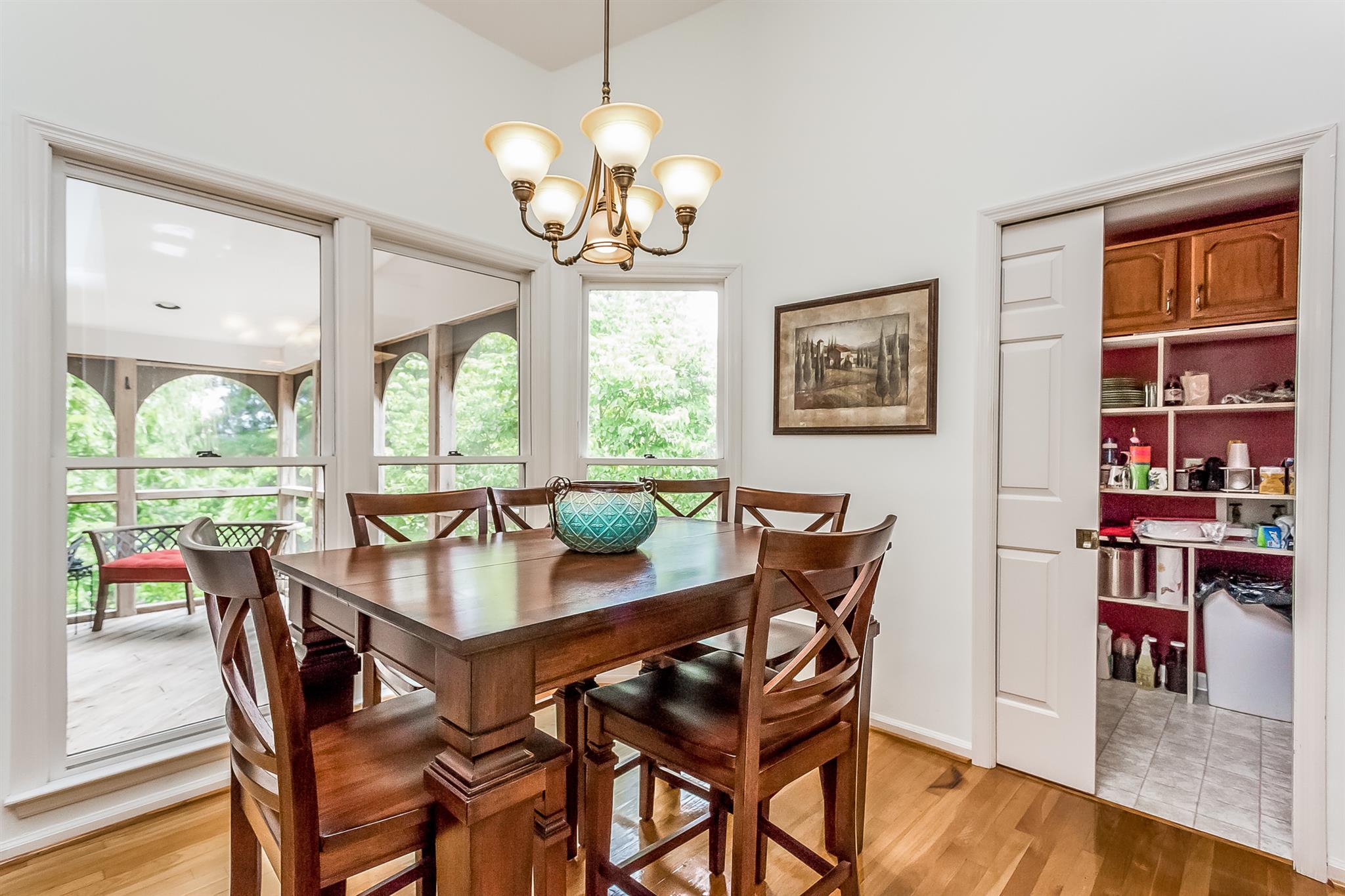 5253 Rustic Way Old Hickory, TN 37138 - Photo 9 of 27 a view of a dining room with furniture window and wooden floor