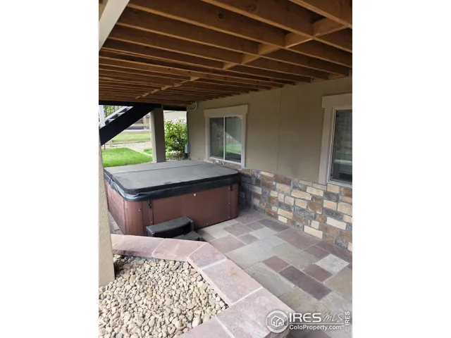 a living room with a couch and a table