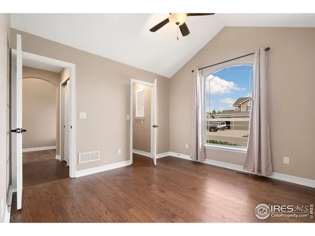 a view interior of a house with wooden floor