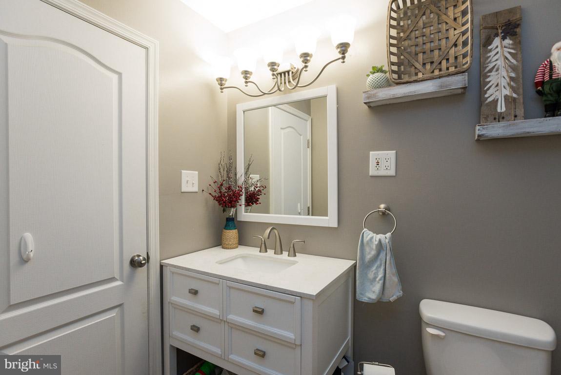 3201 Hunt Road Fallston, MD 21047 - Photo 10 of 29 a bathroom with a sink a toilet and shower