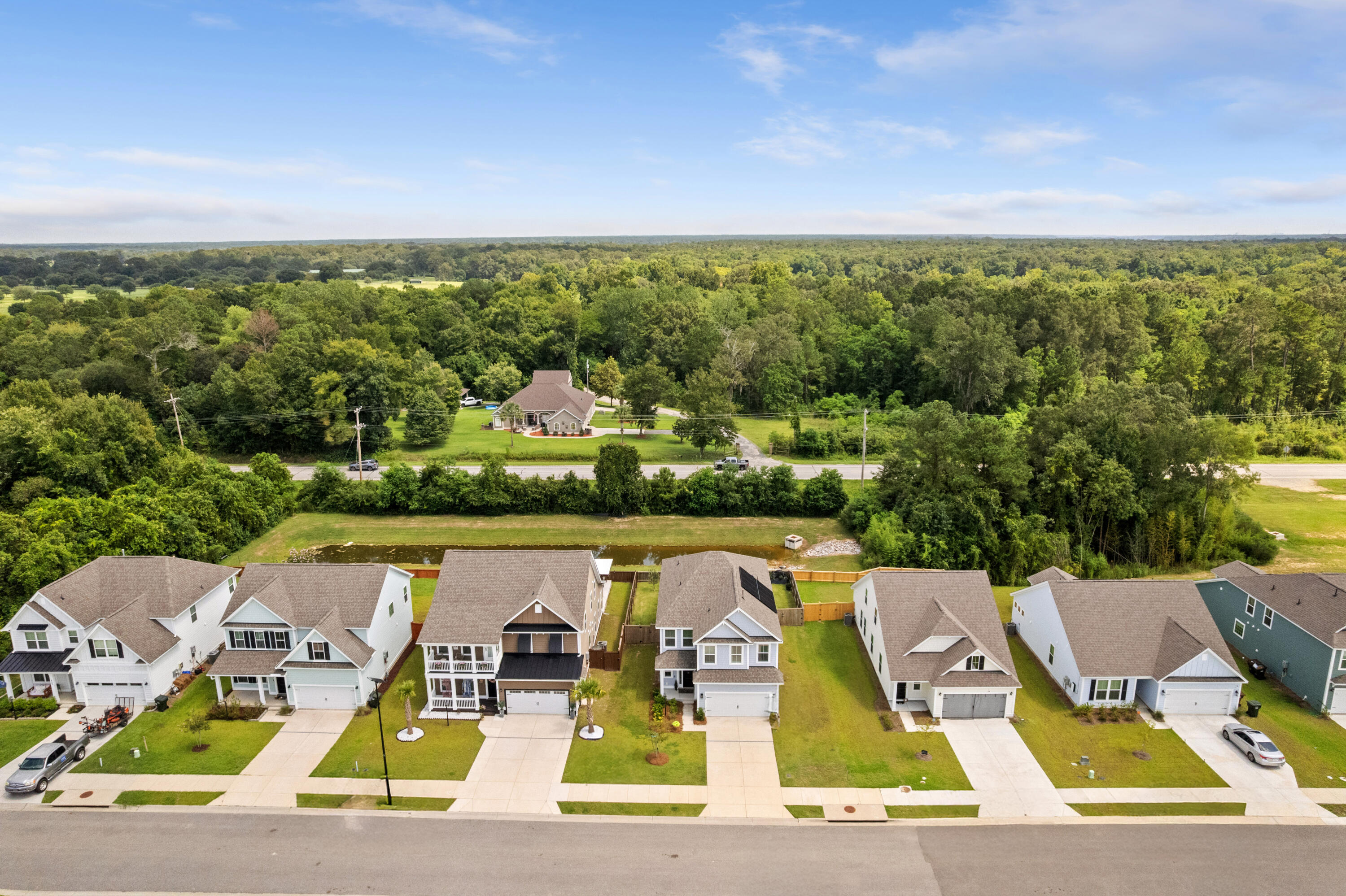 415 Grove End Road Moncks Corner, SC 29461 - Photo 51 of 55 Front Aerial View
