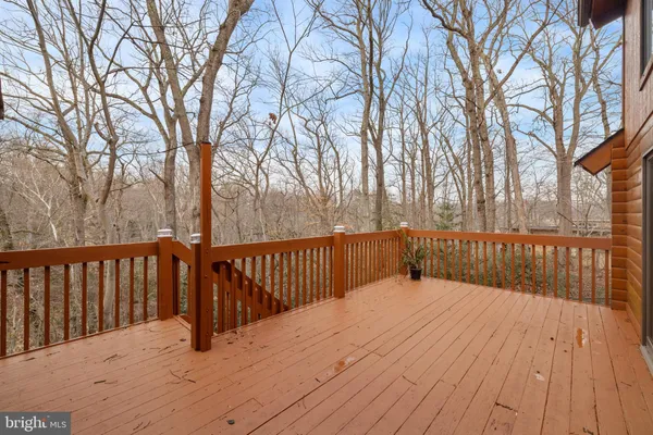 a view of outdoor space and deck