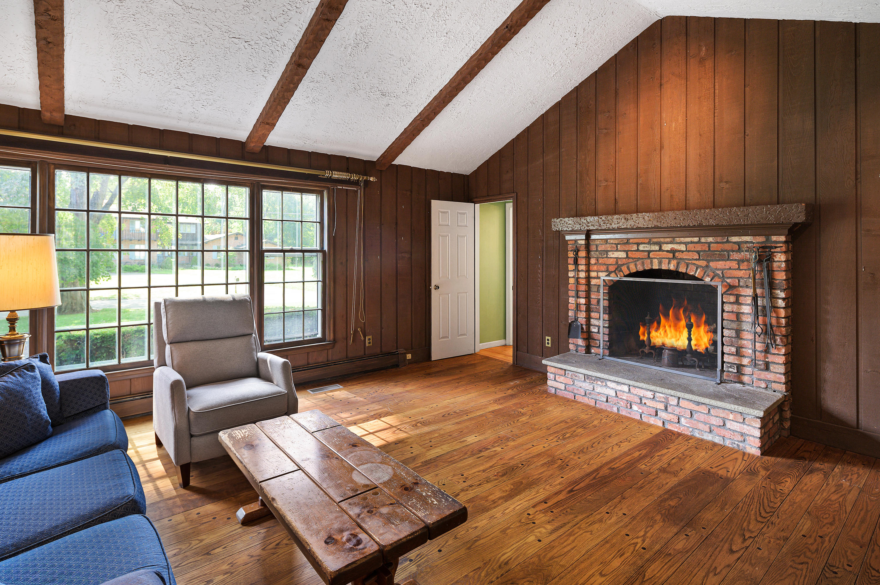 12 Lynam Road Stamford, CT 06903 - Photo 5 of 21 a living room with furniture and a fireplace