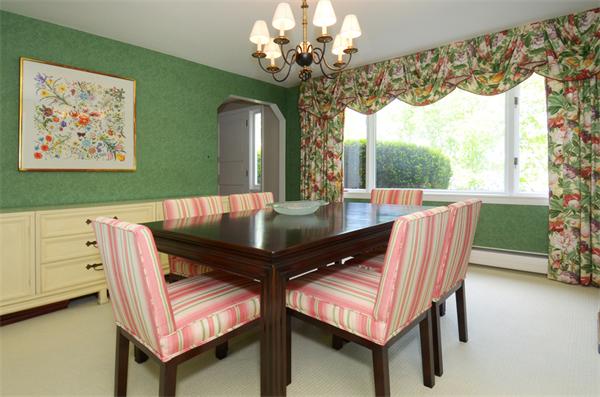 3 Driftwood Road Marblehead, MA 01945 - Photo 14 of 23 a view of a dining room with furniture and a large window