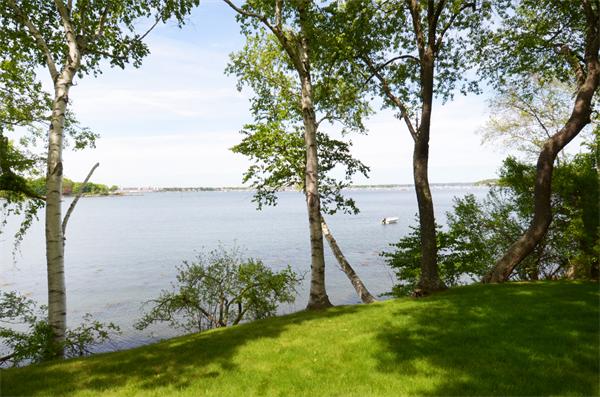 3 Driftwood Road Marblehead, MA 01945 - Photo 2 of 23 a view of a garden with a lake