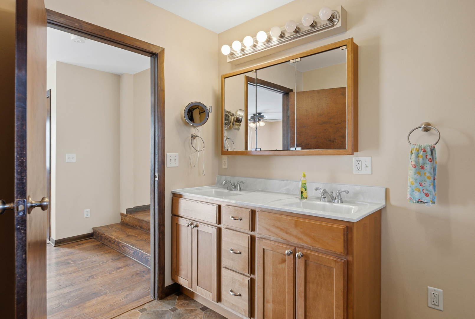 18521 Anderson Road Prophetstown, IL 61277 - Photo 22 of 39 a bathroom with a sink a vanity and a mirror
