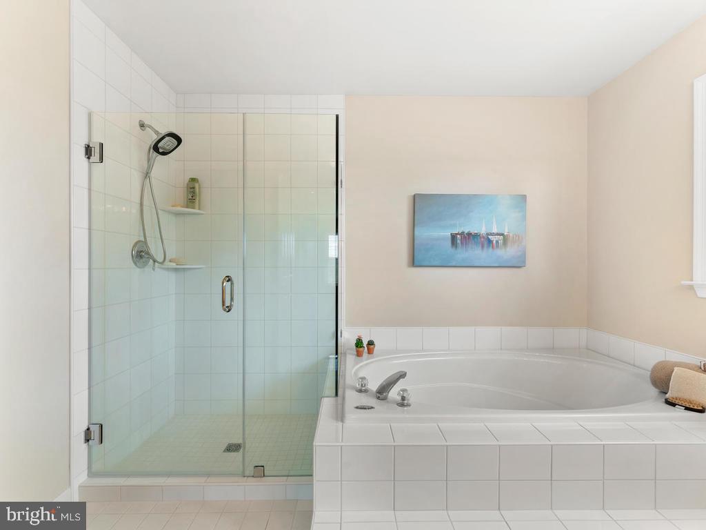9113 Huntmaster Road Laytonsville, MD 20882 - Photo 36 of 66 Soaking tub and separate shower