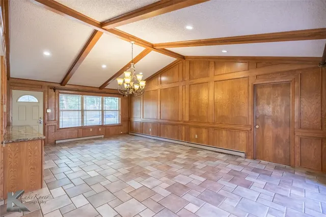 a view of empty room