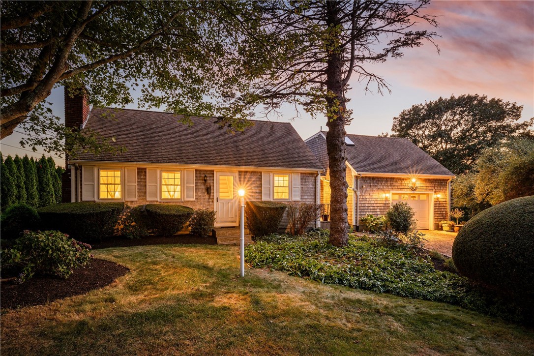 25 Carey Lane Little Compton, RI 02837 - Photo 2 of 49 Twilight Front of Home
