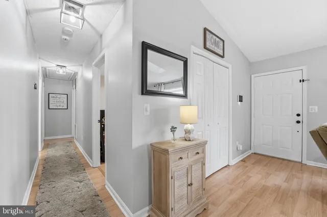 a view of livingroom with furniture and wooden floor