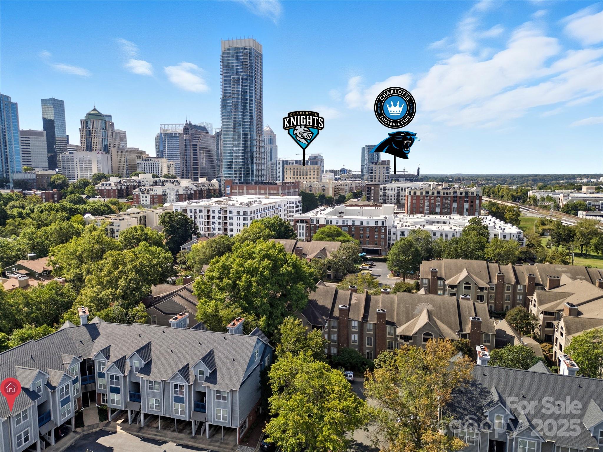 509 North Graham Street, Unit 3J Charlotte, NC 28202 - Photo 28 of 32 a view of a city