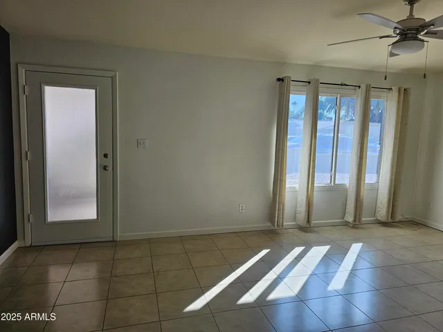 a view of a livingroom with a hard wood floor