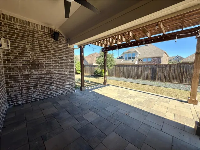 a building view with a yard