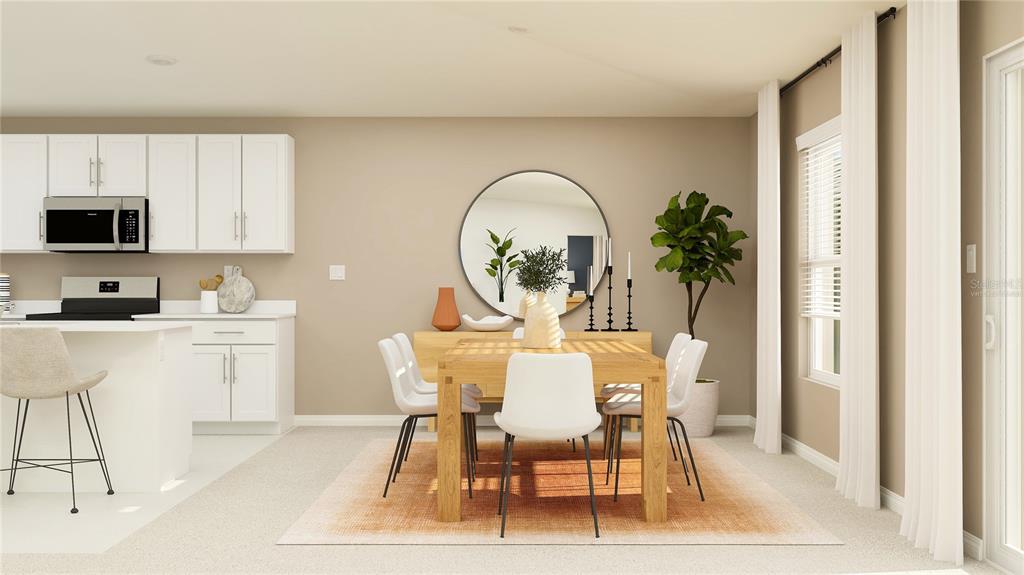 3087 Totem Road Eagle Lake, FL 33839 - Photo 4 of 25 a view of a dining room with furniture and a window