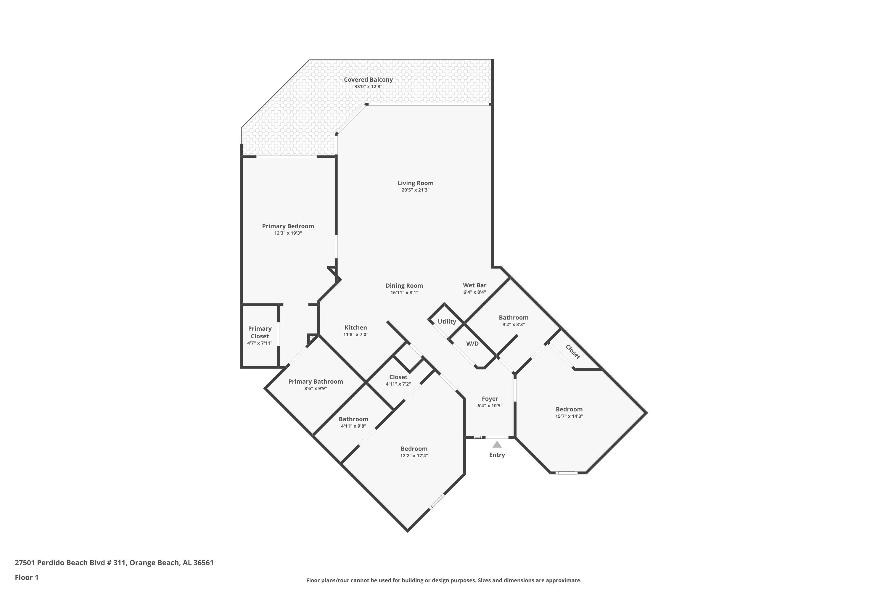 27582 Canal Road, Unit 2507 Orange Beach, AL 36561 - Photo 75 of 75 View of property floor plan