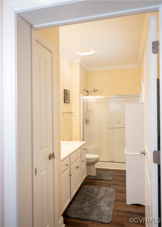 2750 Trenholm Road Powhatan, VA 23139 - Photo 16 of 42 Bathroom with hardwood / wood-style flooring, vani
