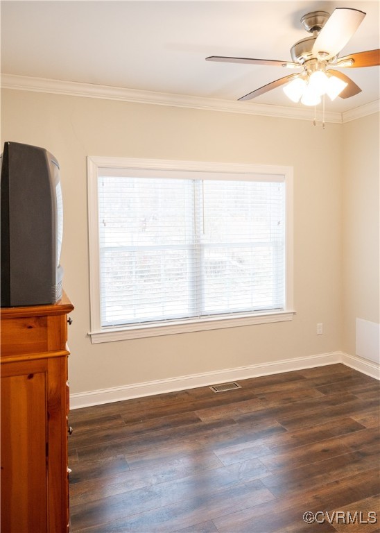 2750 Trenholm Road Powhatan, VA 23139 - Photo 19 of 42 Bedroom #2 with dark floors, ceiling fan and close