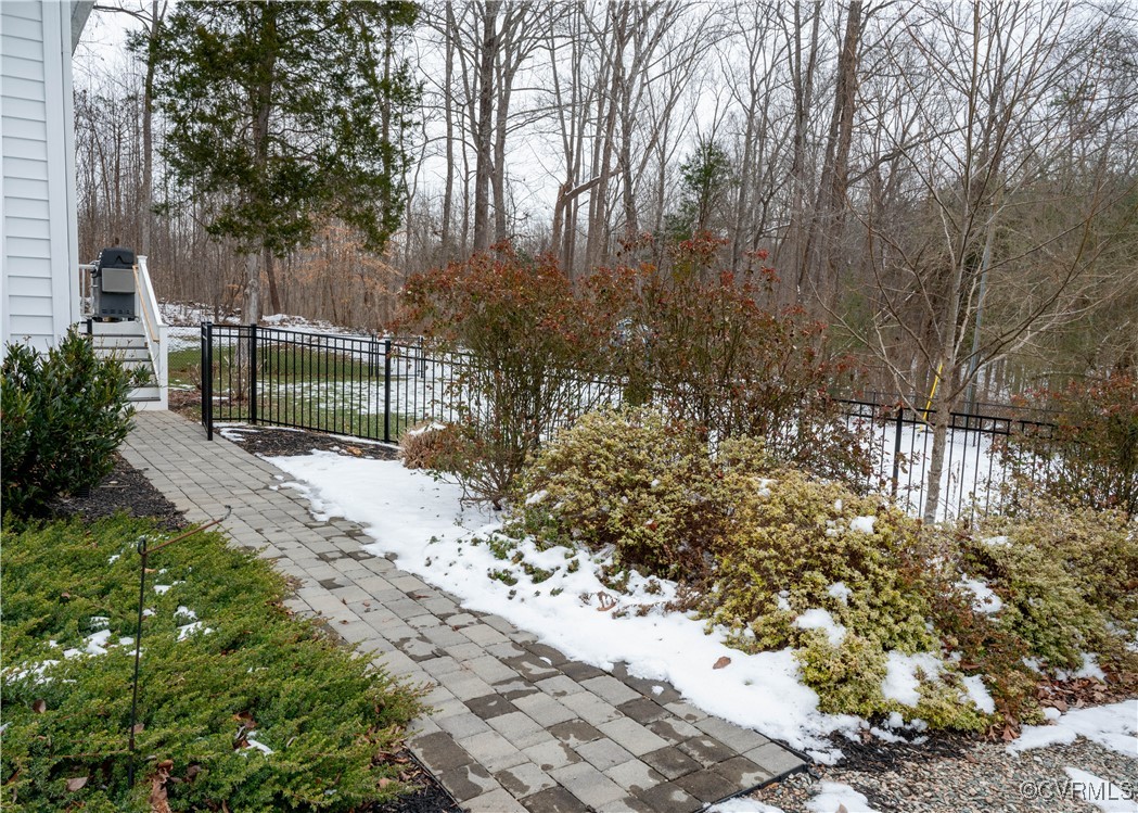 2750 Trenholm Road Powhatan, VA 23139 - Photo 35 of 42 View of yard covered in snow