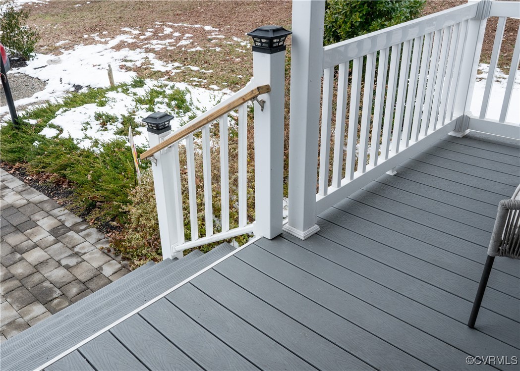 2750 Trenholm Road Powhatan, VA 23139 - Photo 40 of 42 Front covered porch composite decking