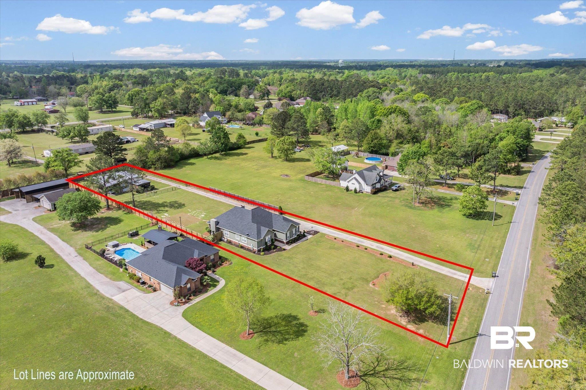 14342 Styx River Road Stapleton, AL 36578 - Photo 46 of 56 Aerial View