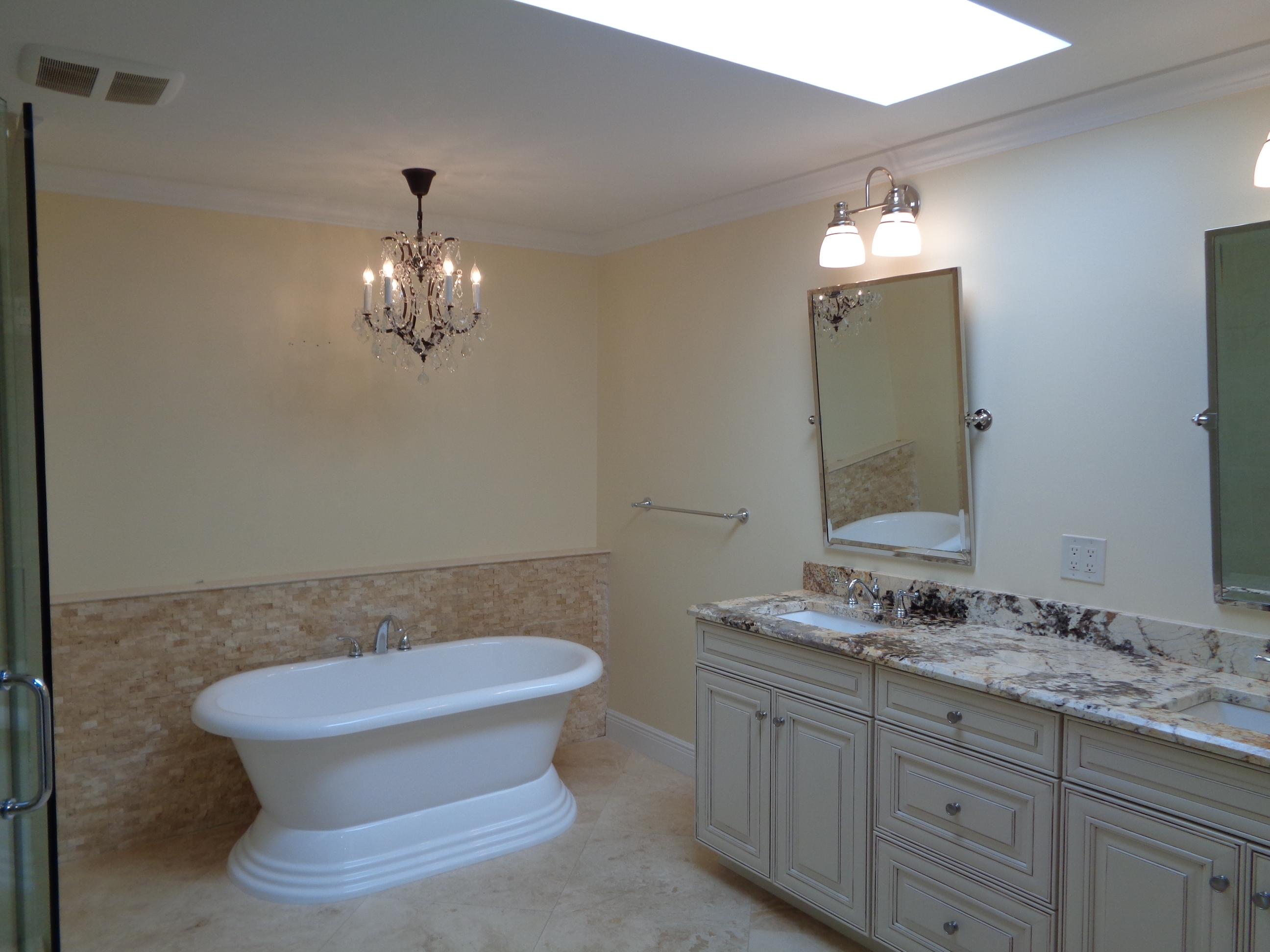 380 River Edge Road Jupiter, FL 33477 - Photo 14 of 38 Renovated Master Bathroom w/Skylight