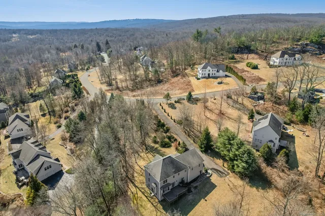 a view of city and mountain
