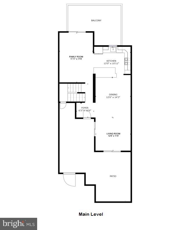 1571 Inlet Court Reston, VA 20190 - Photo 51 of 53 Main Level Floor Plan