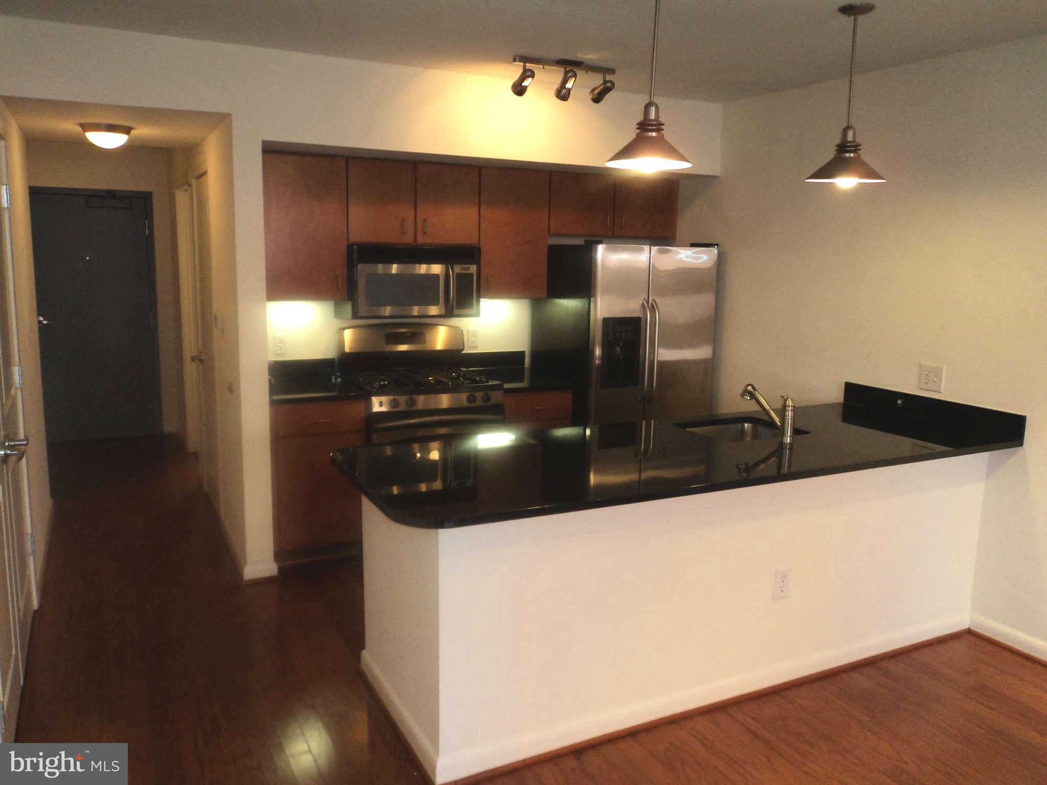 1001 L Street Northwest, Unit 203 Washington, DC 20001 - Photo 14 of 14 Kitchen seen from living room