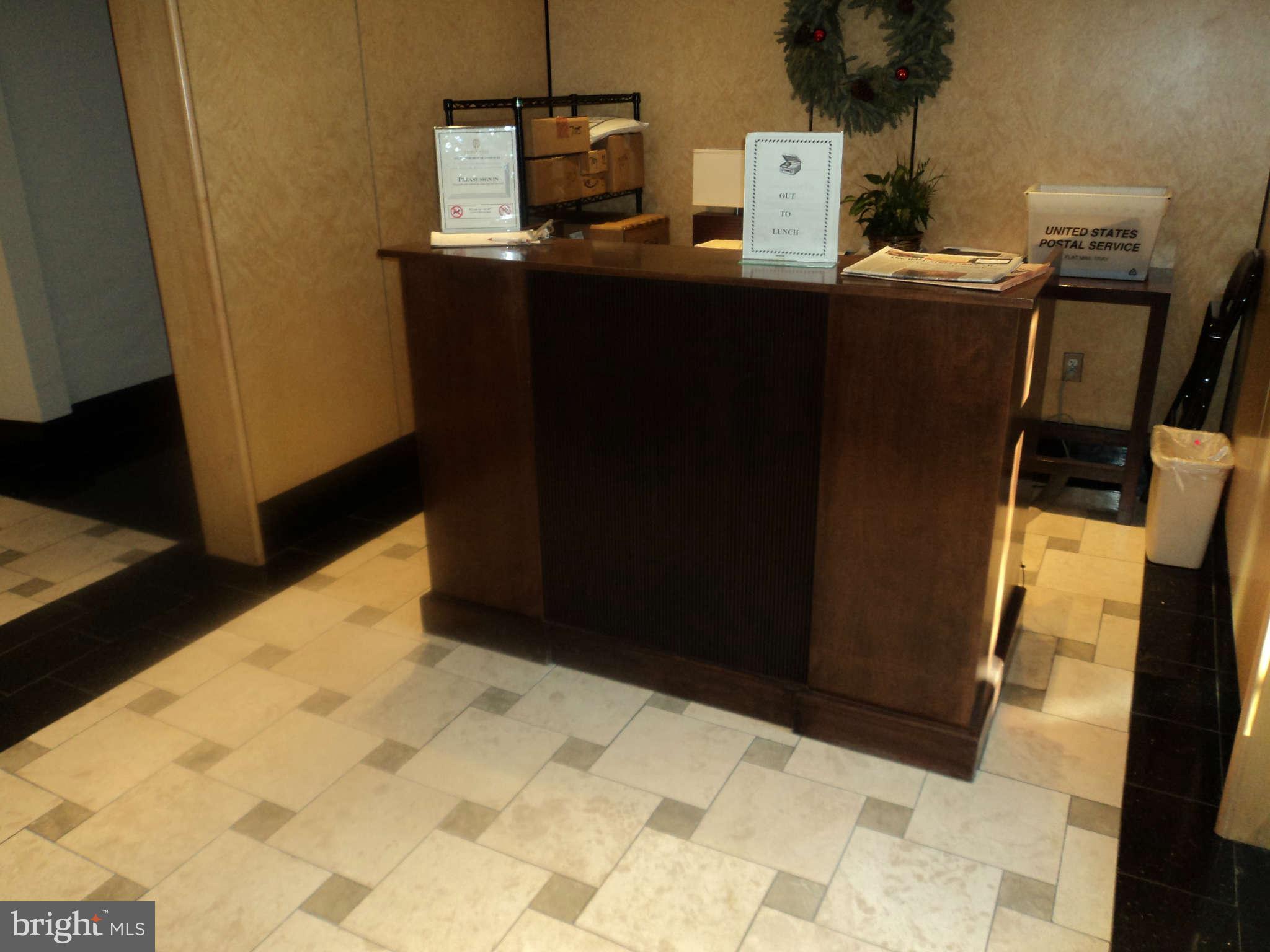 1001 L Street Northwest, Unit 203 Washington, DC 20001 - Photo 10 of 14 Desk in lobby staffed during business hours