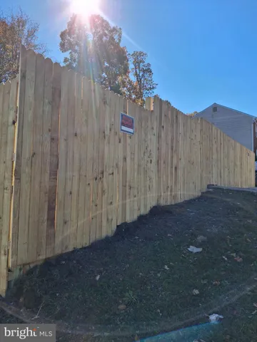 a view of a pathway in a yard