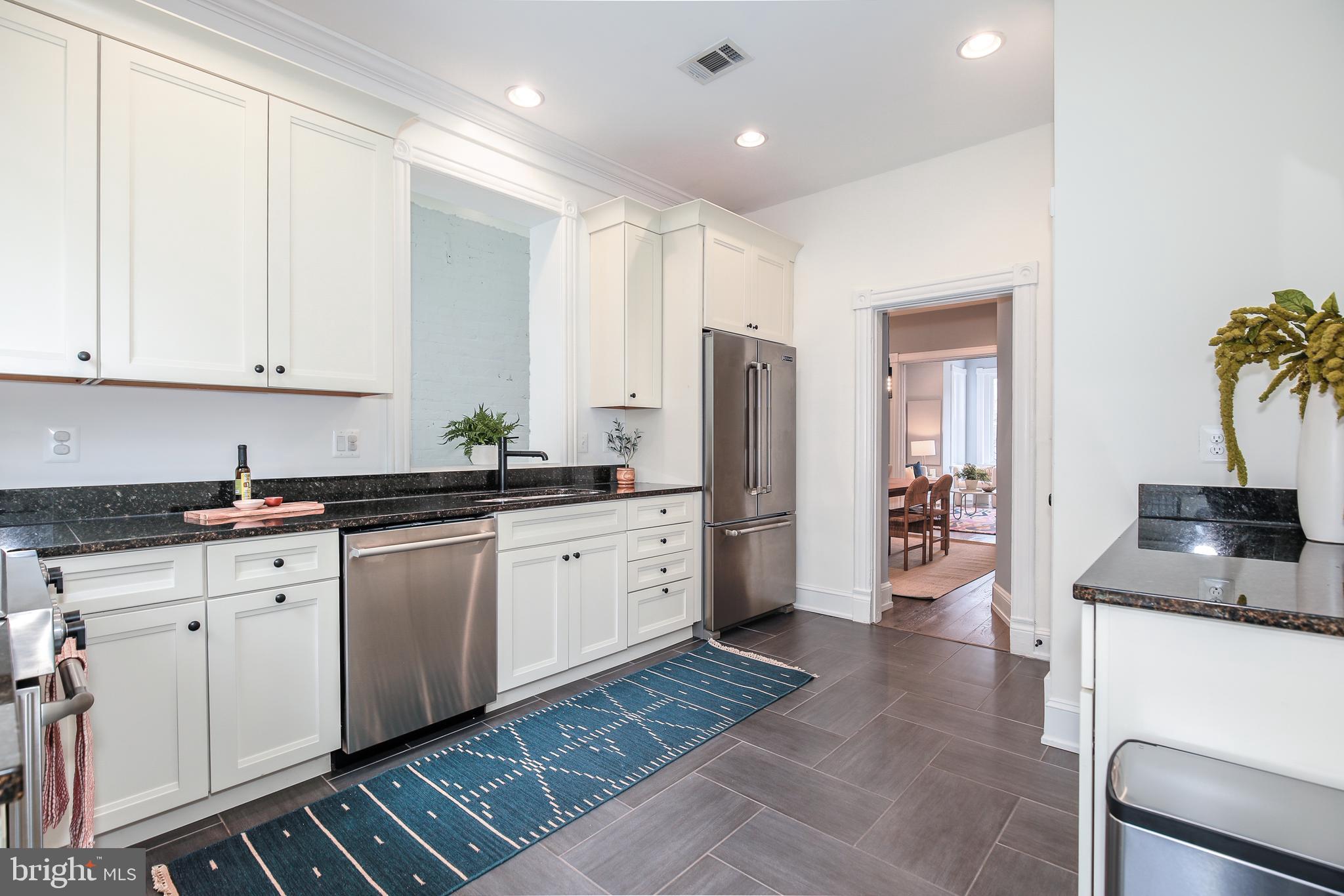 520 12th Street Northeast Washington, DC 20002 - Photo 12 of 37 Kitchen window overlooking atrium staircase