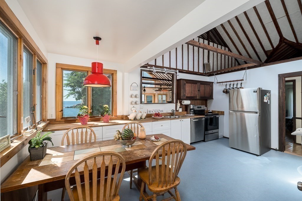 45 Salt Island Road Gloucester, MA 01930 - Photo 21 of 42 a very nice looking kitchen with furniture and a window