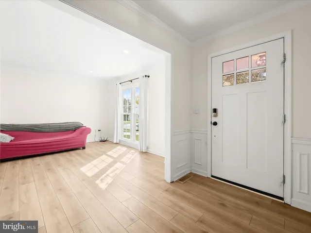 a bedroom with a bed and a cabinets