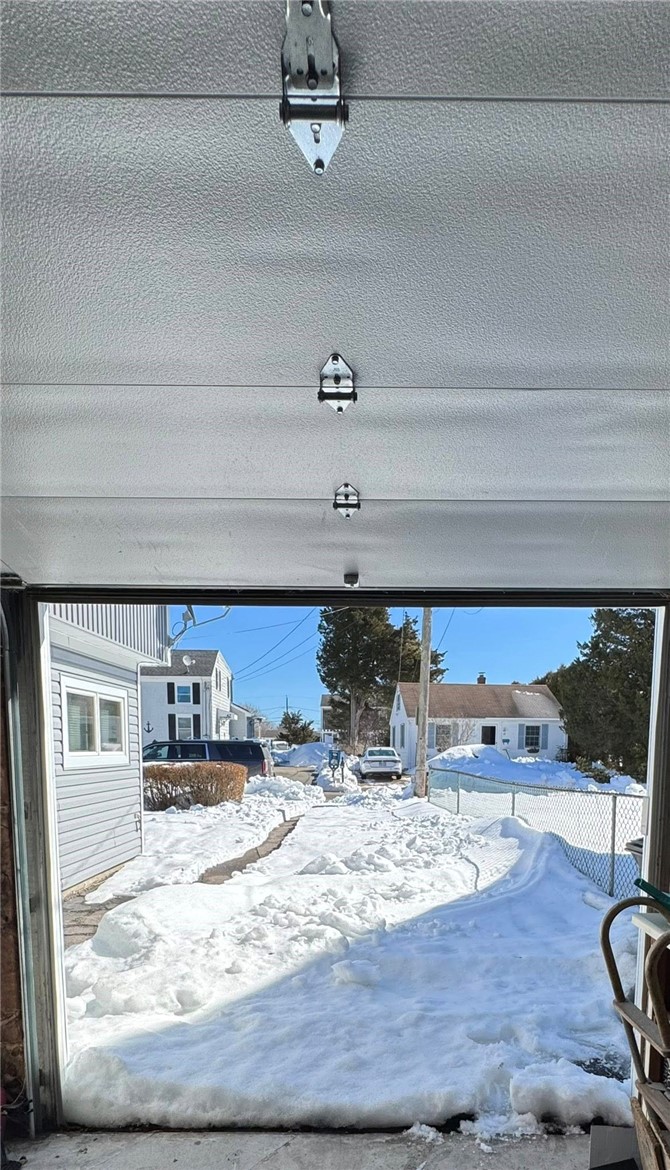 46 Salt Pond Way Westerly, RI 02891 - Photo 11 of 26 View of driveway from inside the garage door