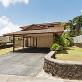 a front view of house with yard