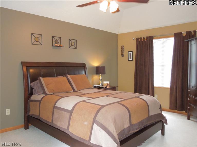 3828 Boston Road Brunswick, OH 44212 - Photo 9 of 16 Master Suite with coffered ceiling, Fan and Light!
