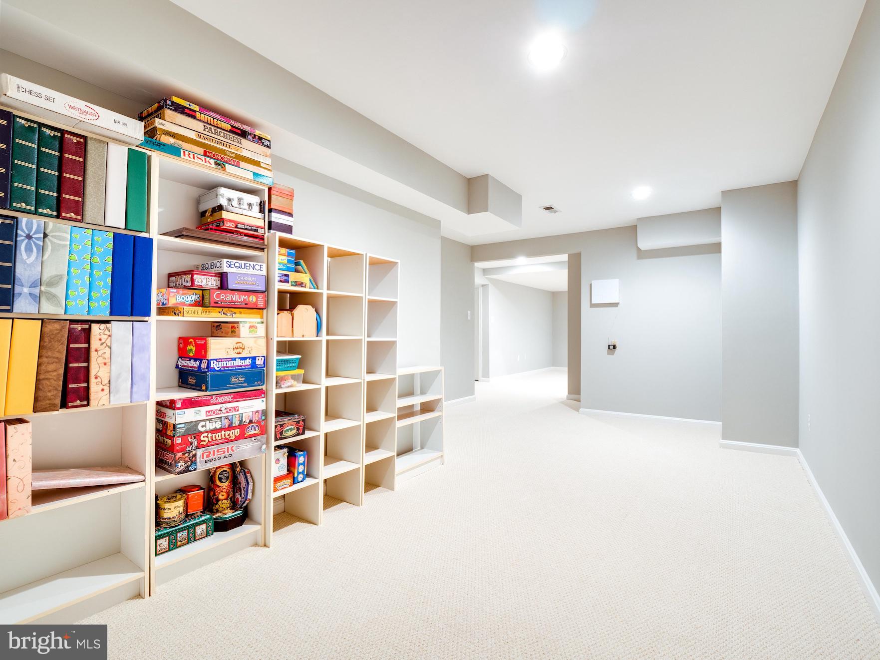 1292 Wedgewood Manor Way Reston, VA 20194 - Photo 26 of 36 Play/media area - storage closet under stairs