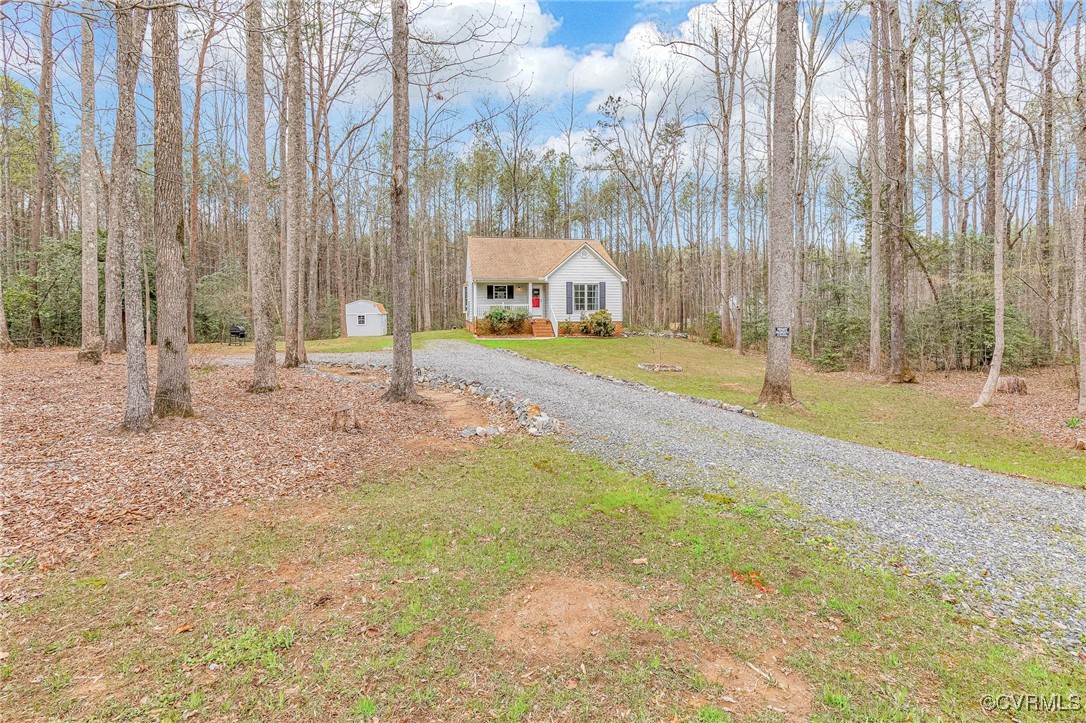 20275 Ben Gayle Road Beaverdam, VA 23015 - Photo 34 of 49 a house with trees in front of it