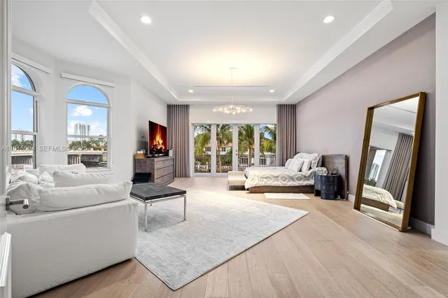 a view of a balcony with lake view