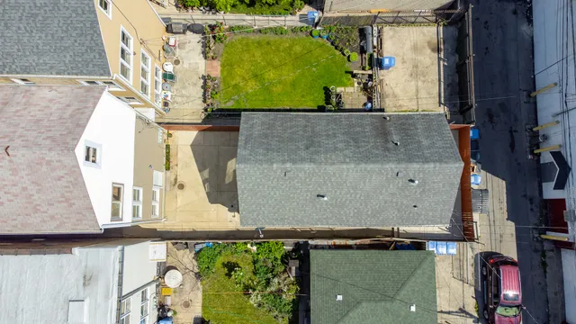 a front view of a house with a garage