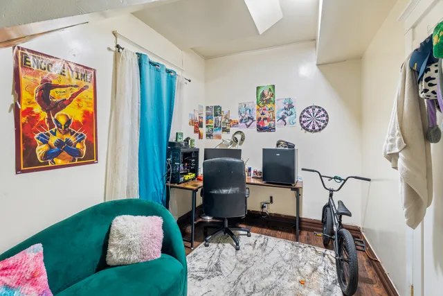 a workspace with furniture and couch